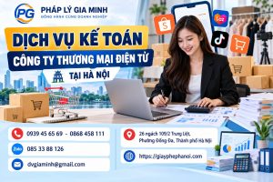 Dịch Vụ Kế Toán Công Ty Thương Mại Điện Tử Tại Hà Nội