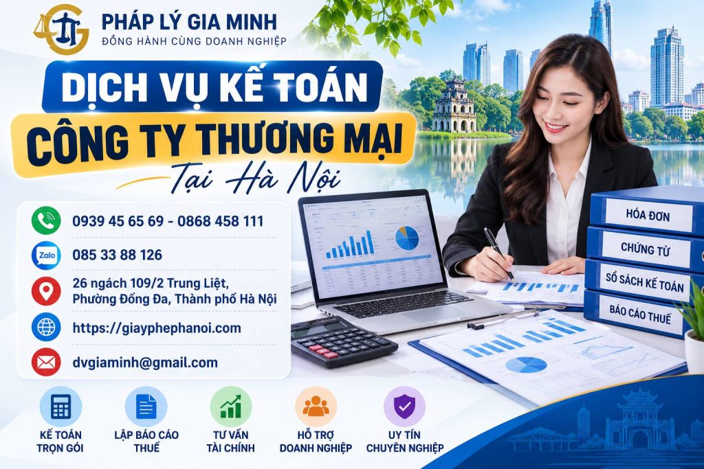 Dịch Vụ Kế Toán Công Ty Thương Mại Tại Hà Nội