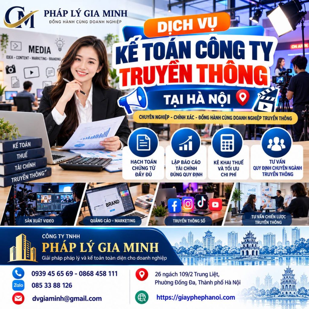 Dịch Vụ Kế Toán Công Ty Truyền Thông Tại Hà Nội