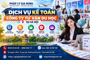 Dịch Vụ Kế Toán Công Ty Tư Vấn Du Học Tại Hà Nội