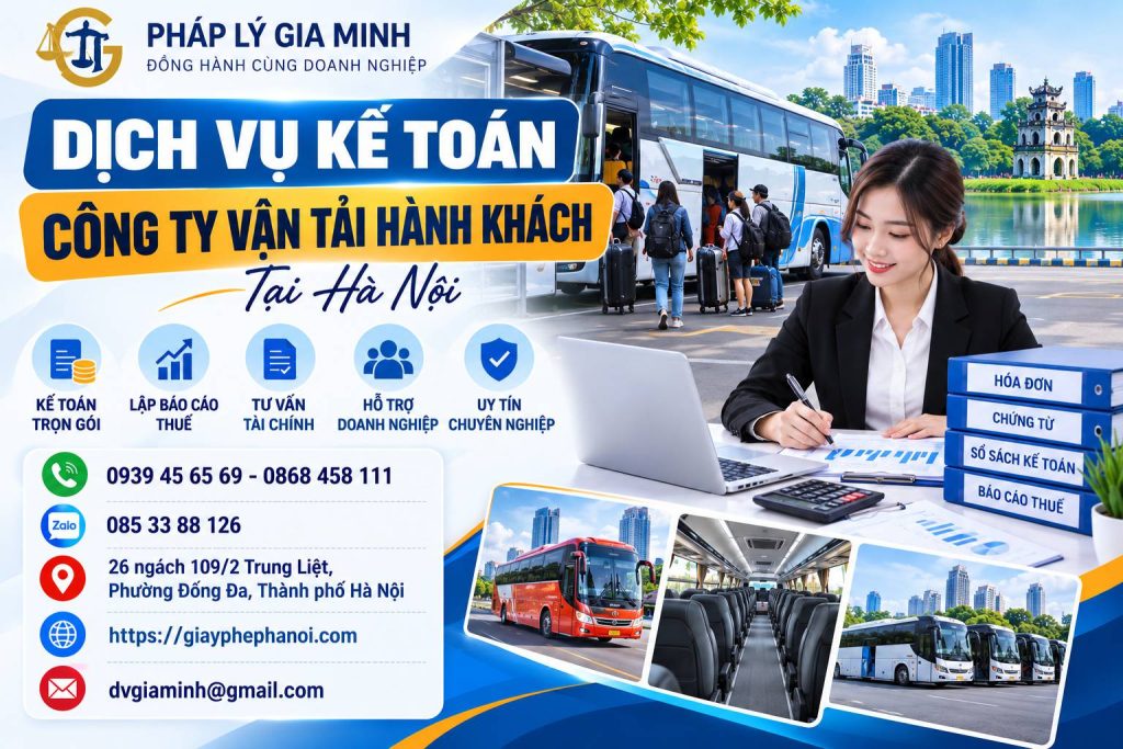 Dịch Vụ Kế Toán Công Ty Vận Tải Hành Khách Tại Hà Nội