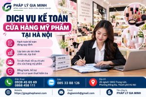 Dịch vụ kế toán cửa hàng mỹ phẩm tại Hà Nội