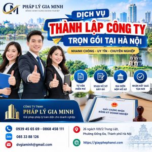 Dịch Vụ Thành Lập Công Ty Trọn Gói Tại Hà Nội