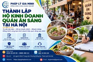 Thành lập hộ kinh doanh quán ăn sáng tại Hà Nội