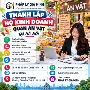 Thành lập hộ kinh doanh quán ăn vặt tại Hà Nội