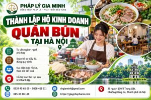 Thành lập hộ kinh doanh quán bún tại Hà Nội