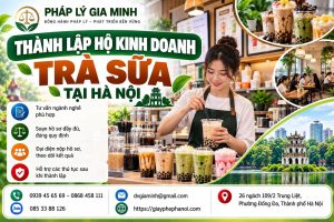 Thành lập hộ kinh doanh trà sữa tại Hà Nội