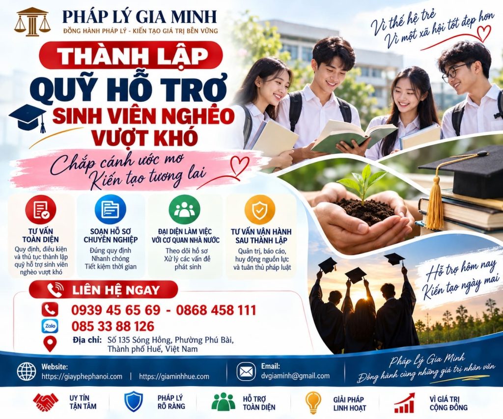 Thành lập quỹ hỗ trợ sinh viên nghèo vượt khó